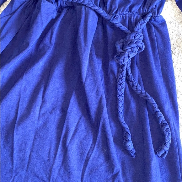 Chaps Girls Navy Dress - Picture 4 of 5